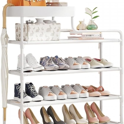 Repisa zapatera piramide 5 pisos shoe rack 3 en 1