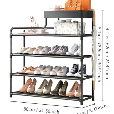 Repisa zapatera piramide 5 pisos shoe rack 3 en 1
