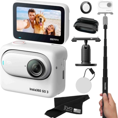 Mini Cámara de acción sumergible Insta 360 GO3 con 64GB kit completo con selfie stick Profile Picture