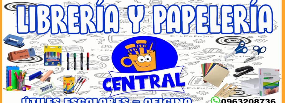 Librería central Papelería Cover Image