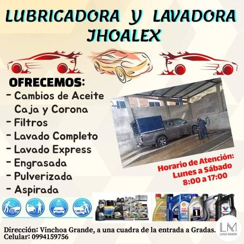 Lavadora y lubricadora Jho-alex Profile Picture