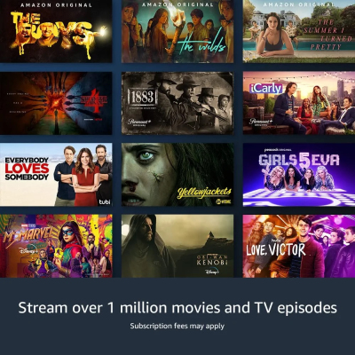 ADAPTADOR AMAZON FIRE TV STICK 4K CON ALEXA VOICE REMOTE CONTROLER DOLVY VISION NEGRO