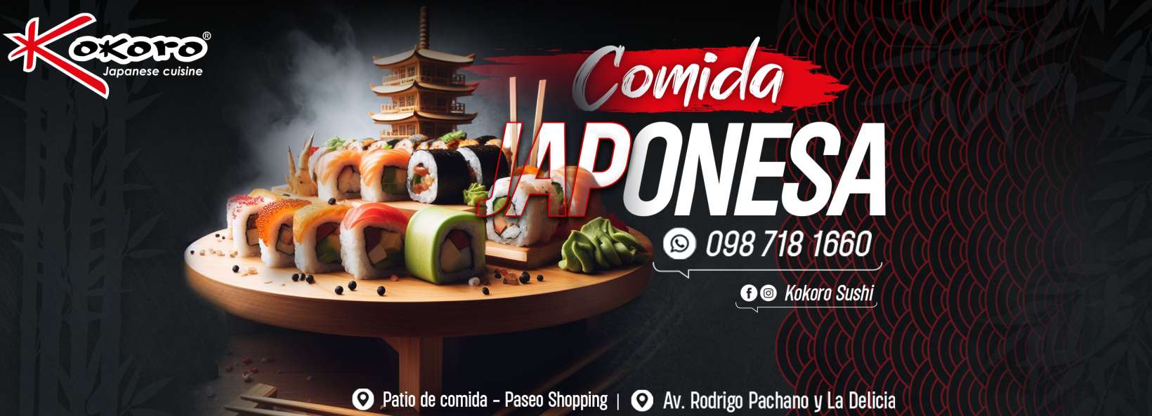KOKORO SUSHI (Ambato) Cover Image