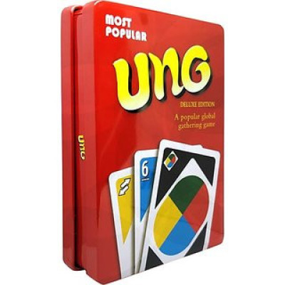 UNO Deluxe Edition – Juego de Cartas en Caja Metálica para Fiestas y Reuniones